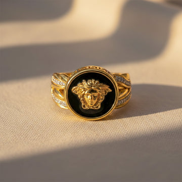 Medusa Noir Men’s Ring GMR-14