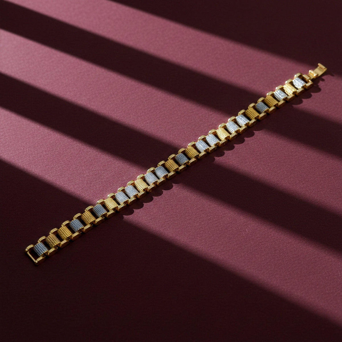 Regal Dual-Tone Men’s Bracelet GMB-7