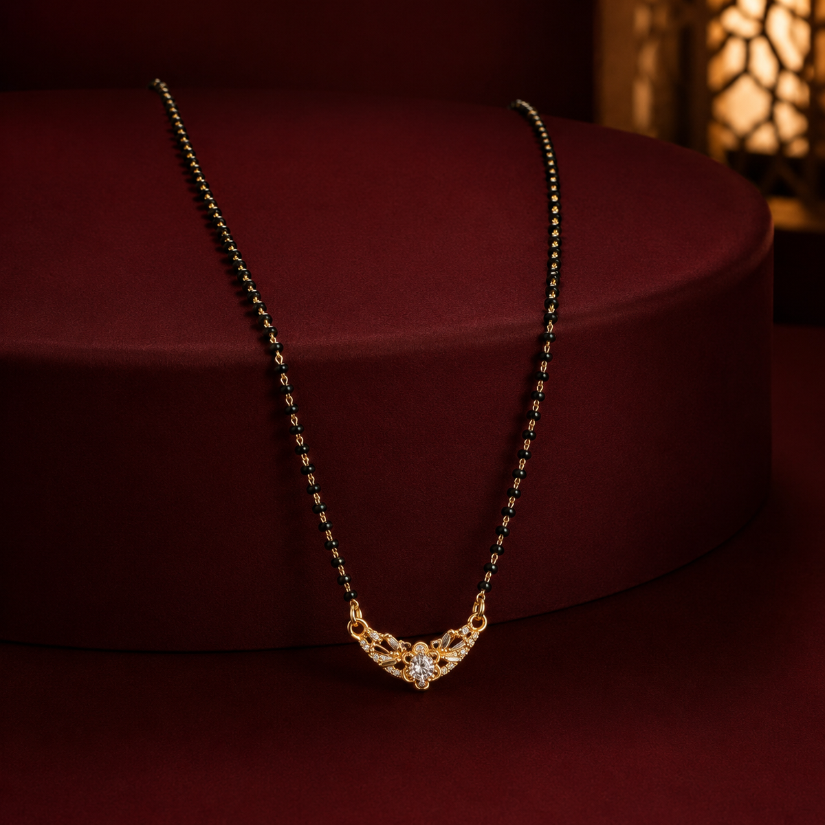 Aurevia Crystal Blossom Women’s Mangalsutra GWM 17