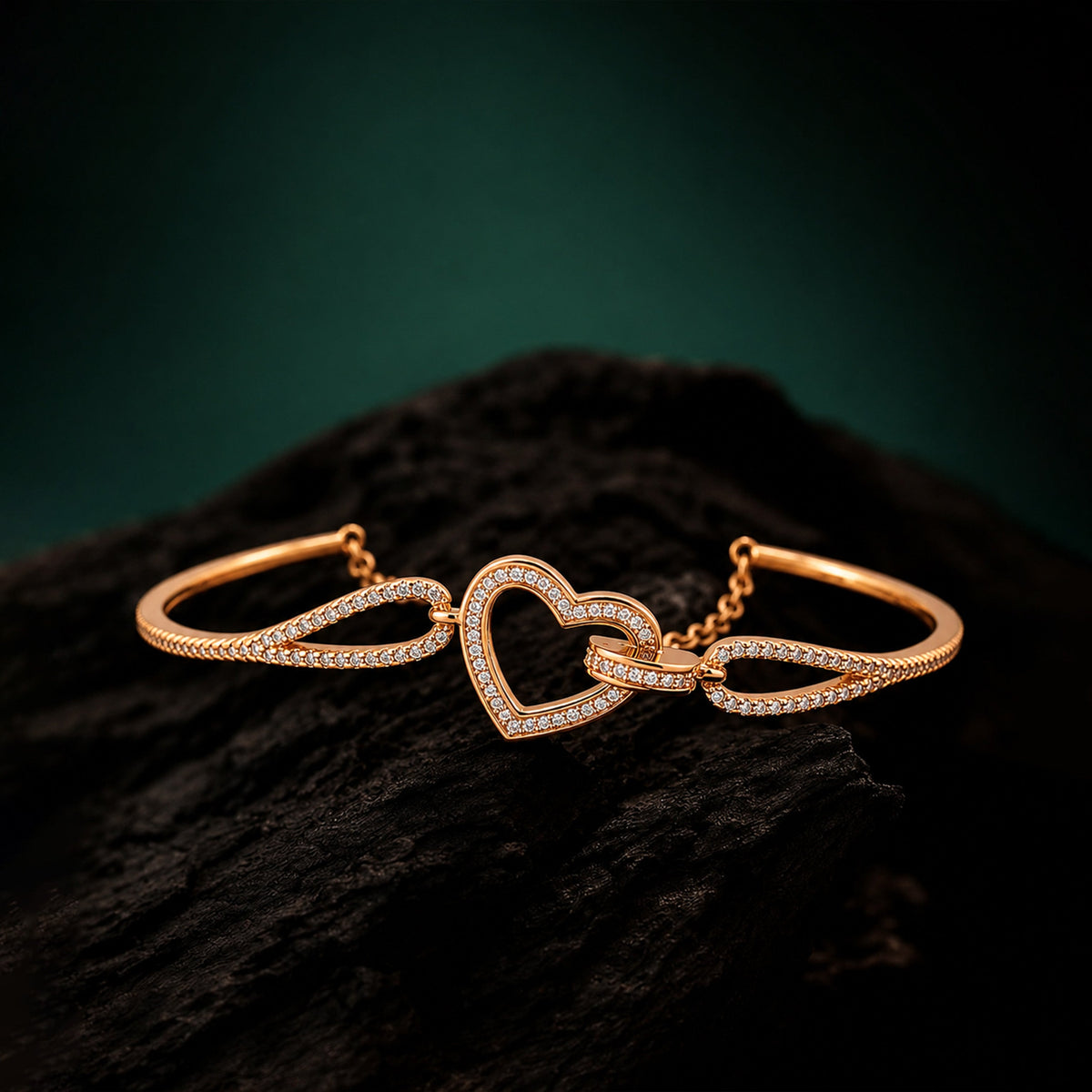 Seraphine Linked Heart Bracelet GWB 177