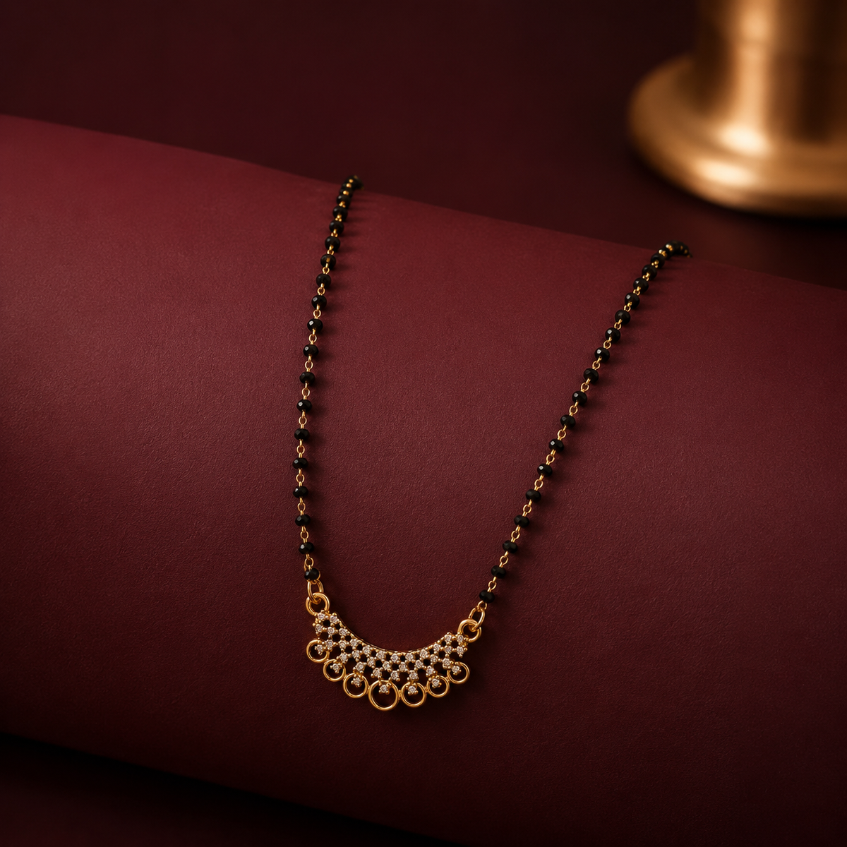 Aurelia Crystal Crescent Women’s Mangalsutra GWM 18