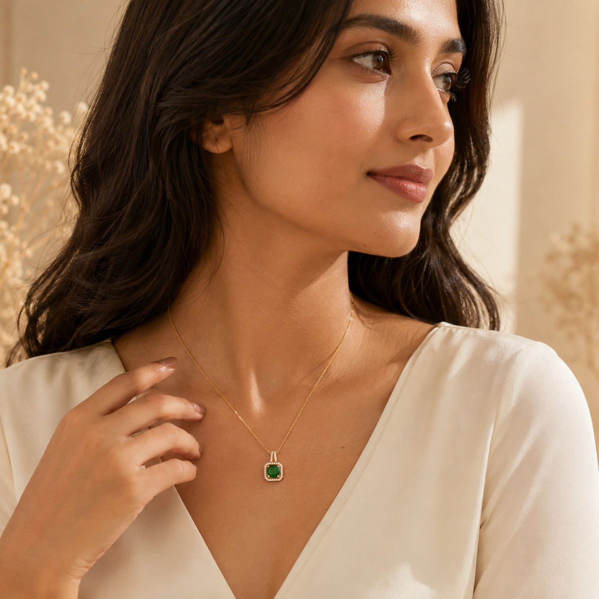 Verdant Halo Women’s Necklace GWN 157