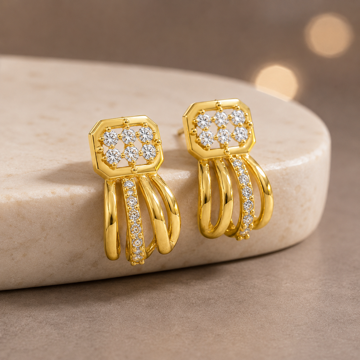 Virelle Crystal Cascade Earrings GWE 298