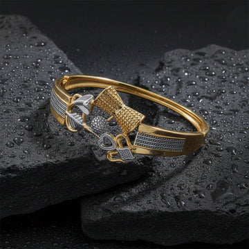 Royal Bow Dual-Tone Men’s Kada GMK-1