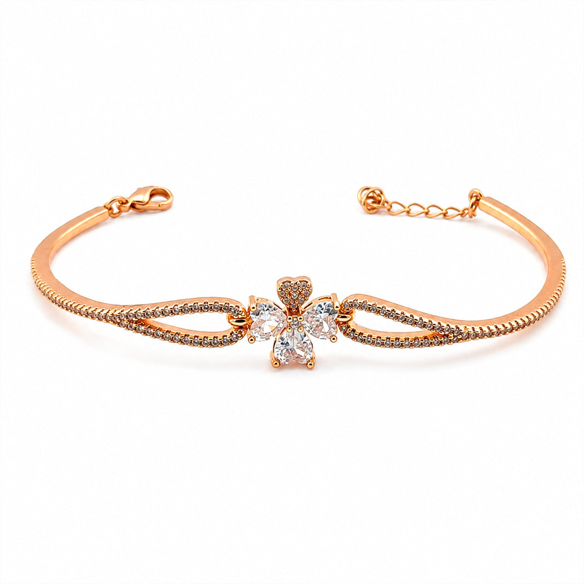 Elara Crystal Clover Bracelet GWB 181