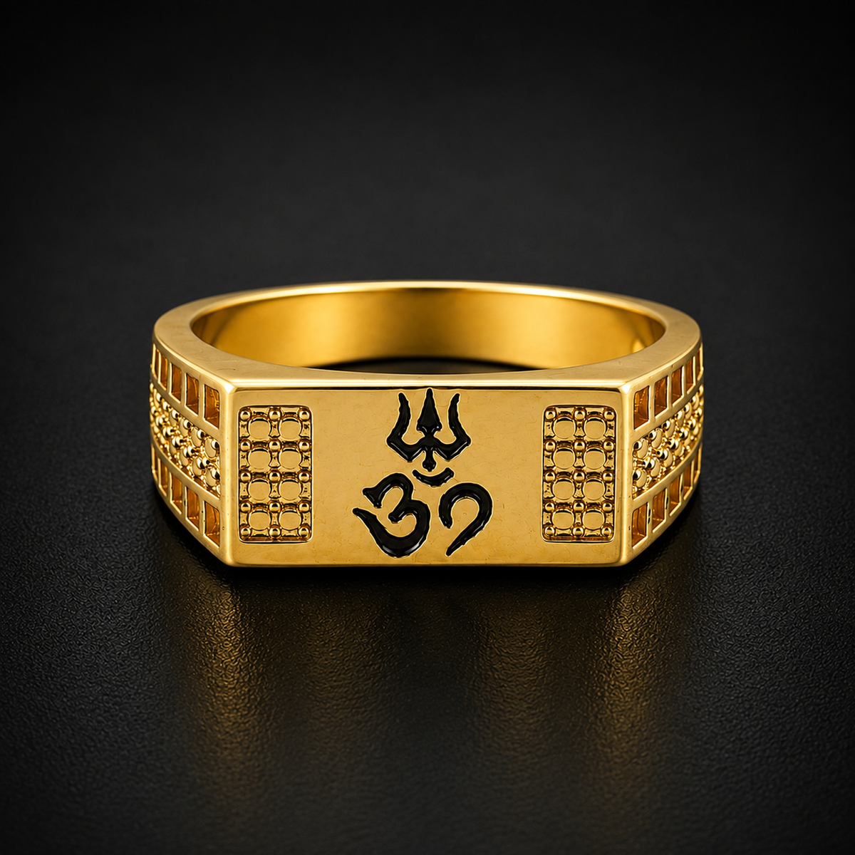 Mahadev Om Men’s Ring GMR 35
