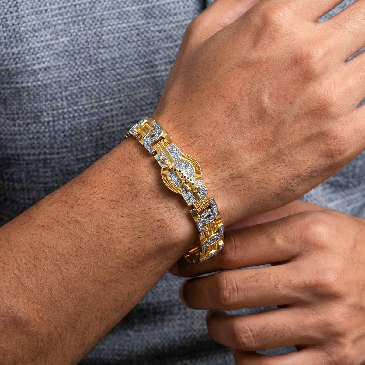 Imperial Wave Men’s Bracelet GMB-2