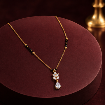 Elara Crystal Leaf Drop Women’s Mangalsutra GWM 6