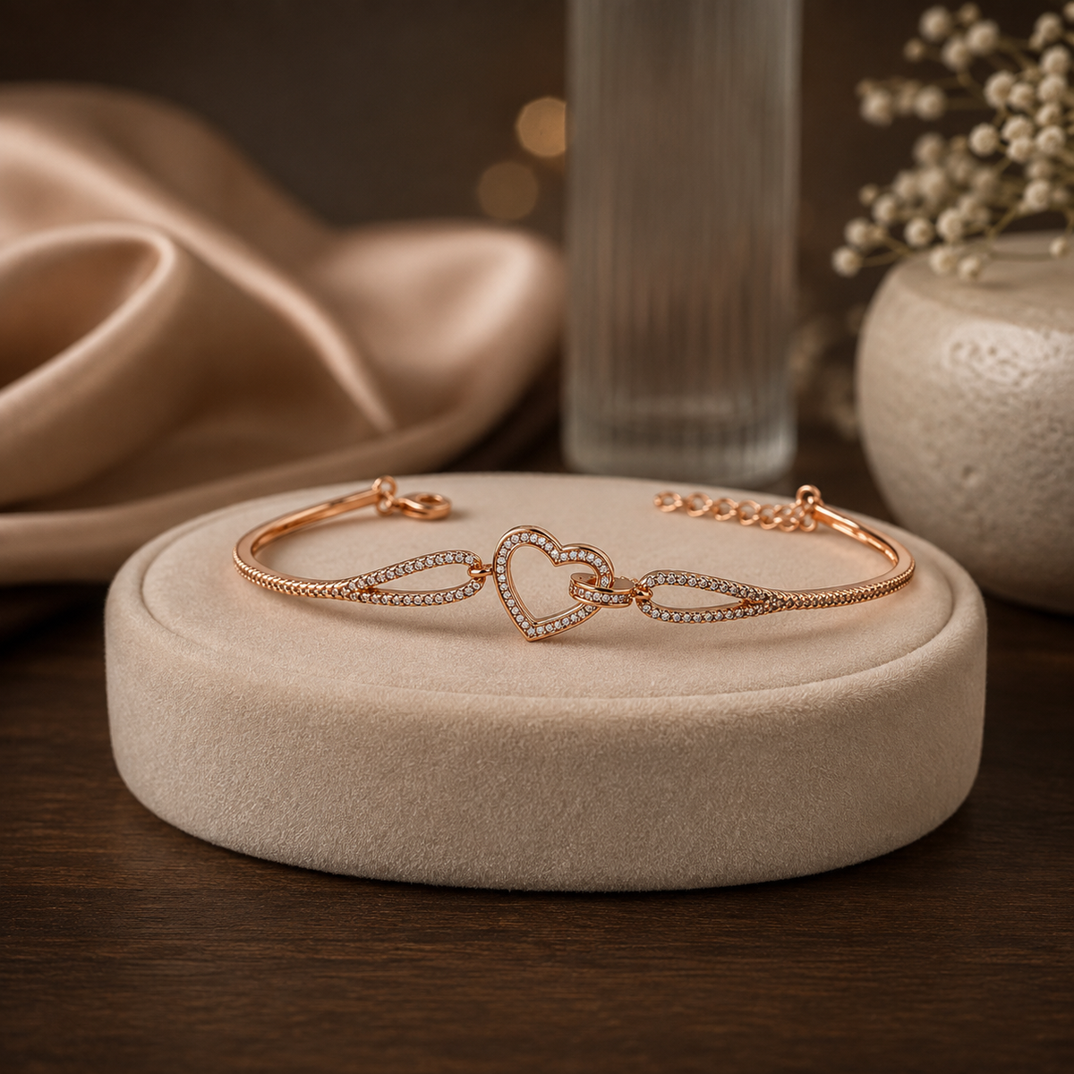 Seraphine Linked Heart Bracelet GWB 177