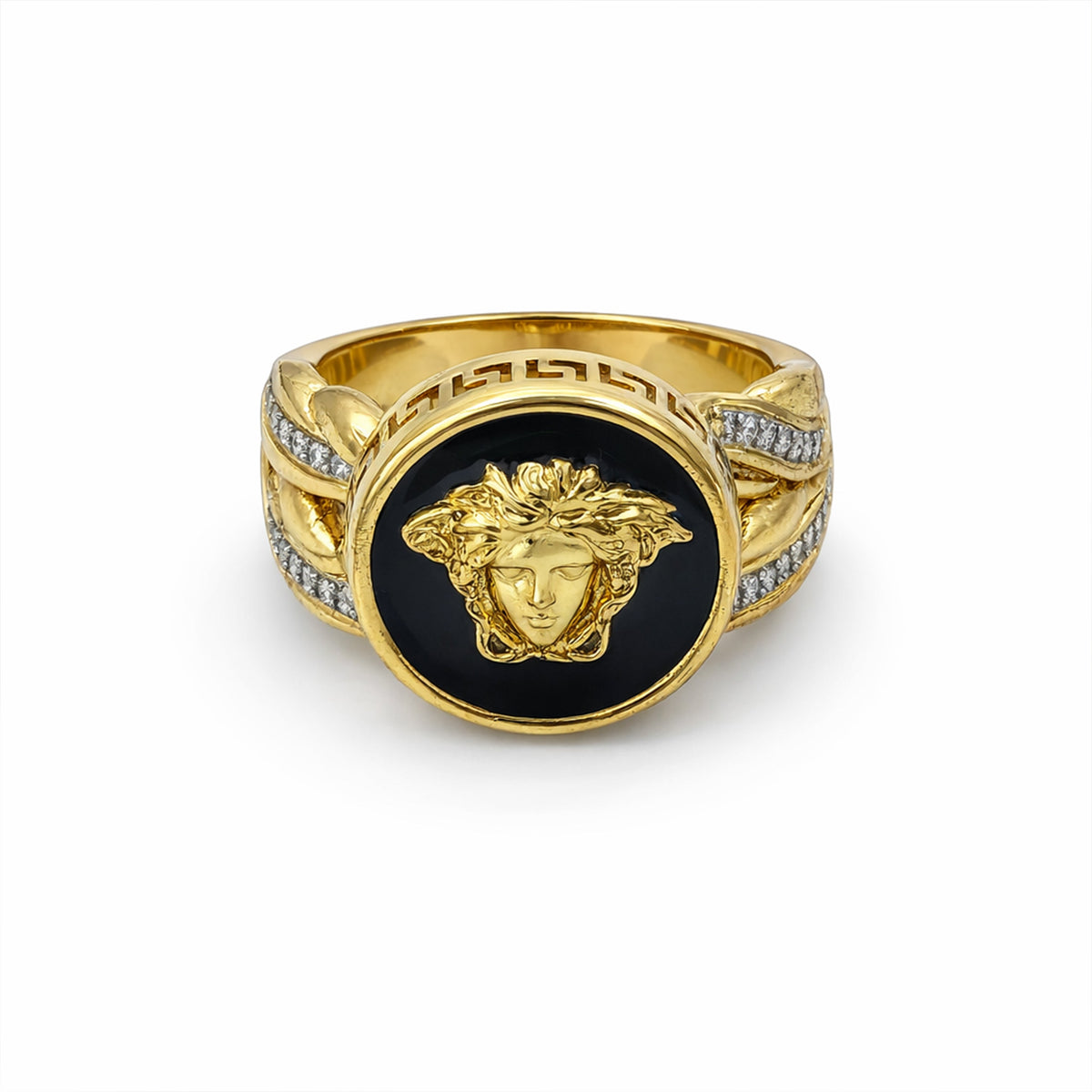 Medusa Noir Men’s Ring GMR-14