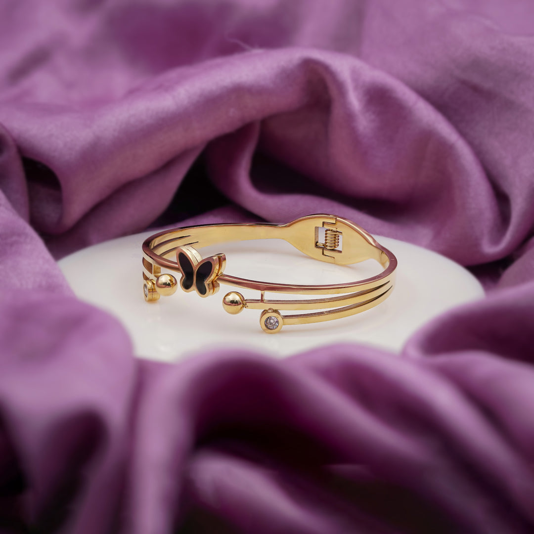 Modern Black Butterfly Dual Line Kada GWK -26