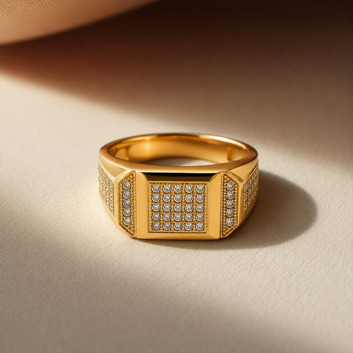 Fortress Square Men’s Ring GMR 44