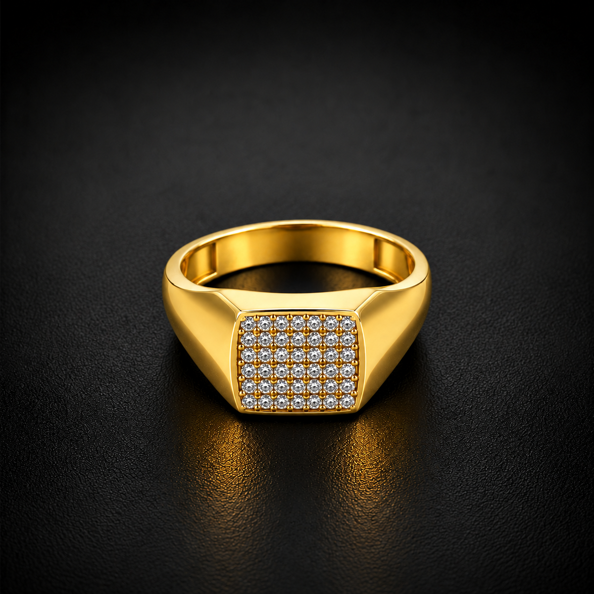 Stone Grid Men’s Ring GMR 57