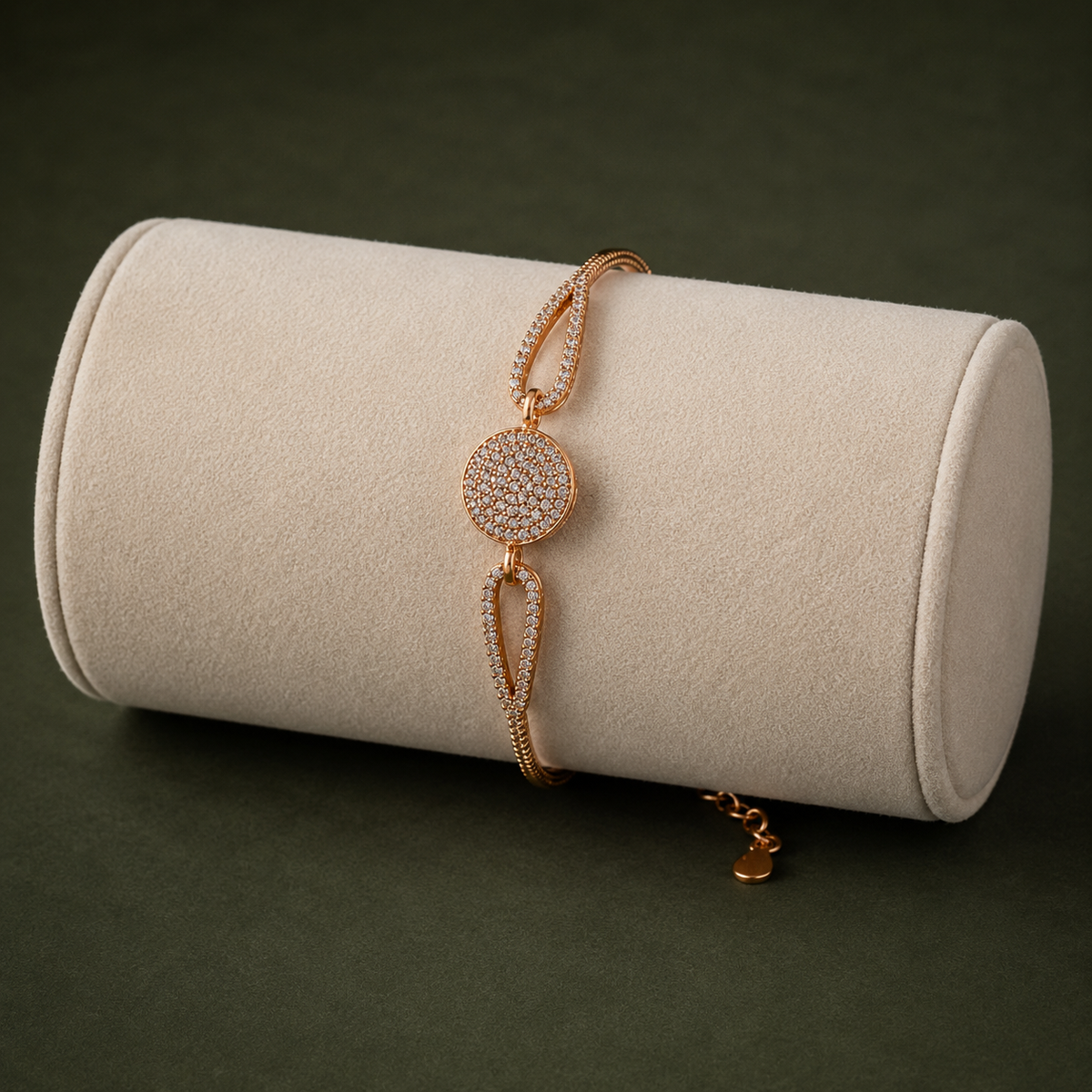 Aurelia Halo Rose Gold Bracelet GWB 175