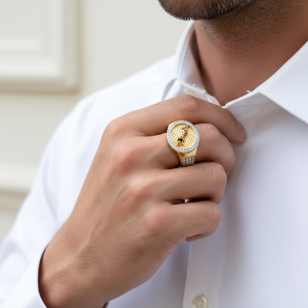 Golden Panther Men’s Ring GMR-20