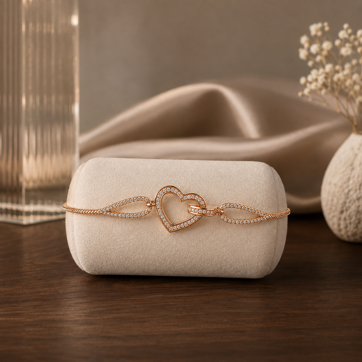 Seraphine Linked Heart Bracelet GWB 177