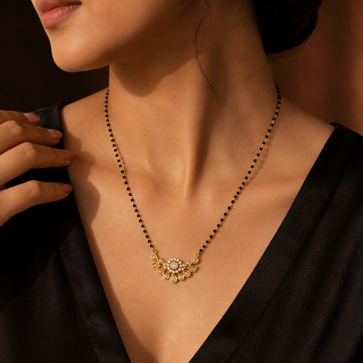 Roselle Radiant Floral Women’s Mangalsutra GWM 25