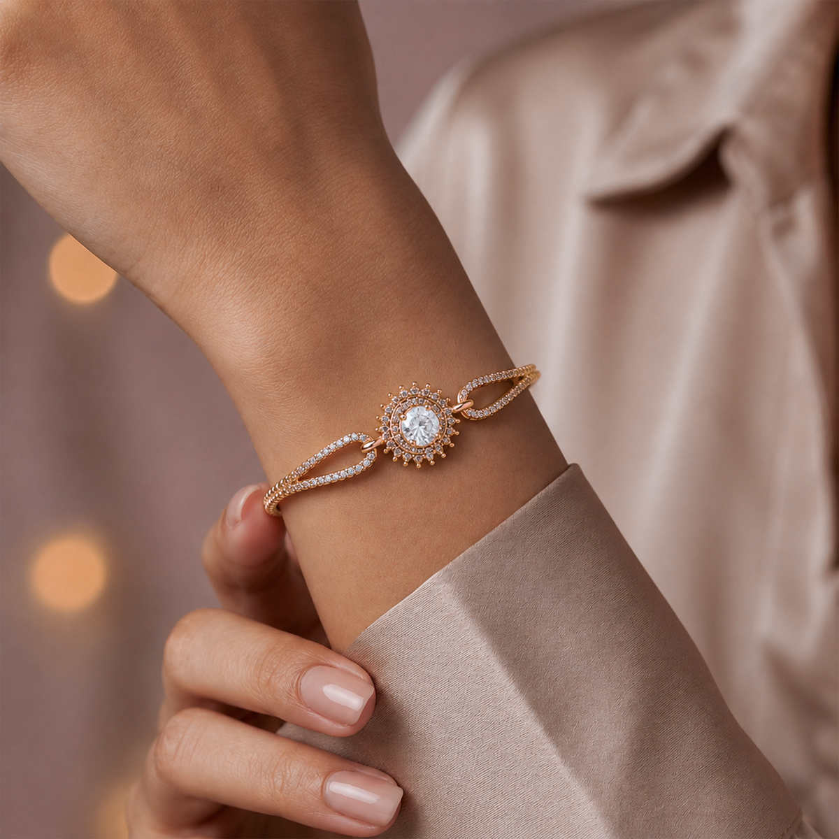 Solenne Radiant Halo Bracelet GWB 184