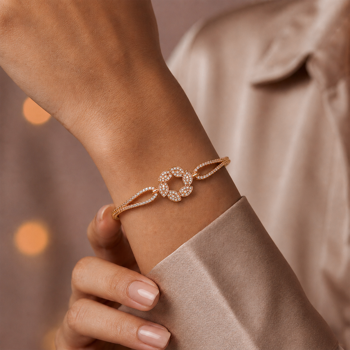 Liora Petal Wreath Bracelet GWB 178