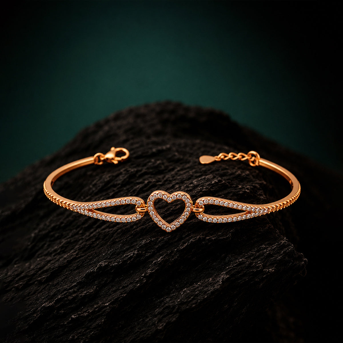 Amorette Crystal Heart Bracelet GWB 176