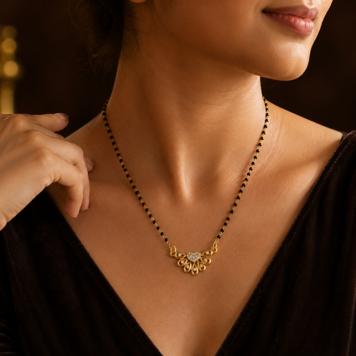 Seraphina Heart Bloom Women’s Mangalsutra GWM 19