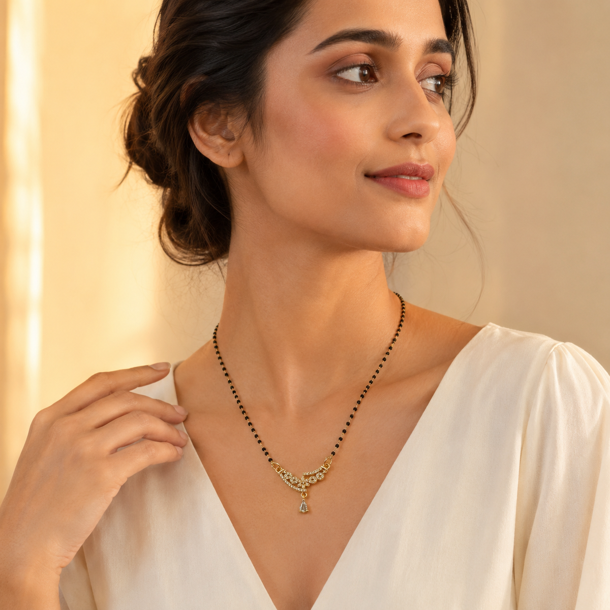 Aurelia Crystal Vine Drop Women’s Mangalsutra GWM 21
