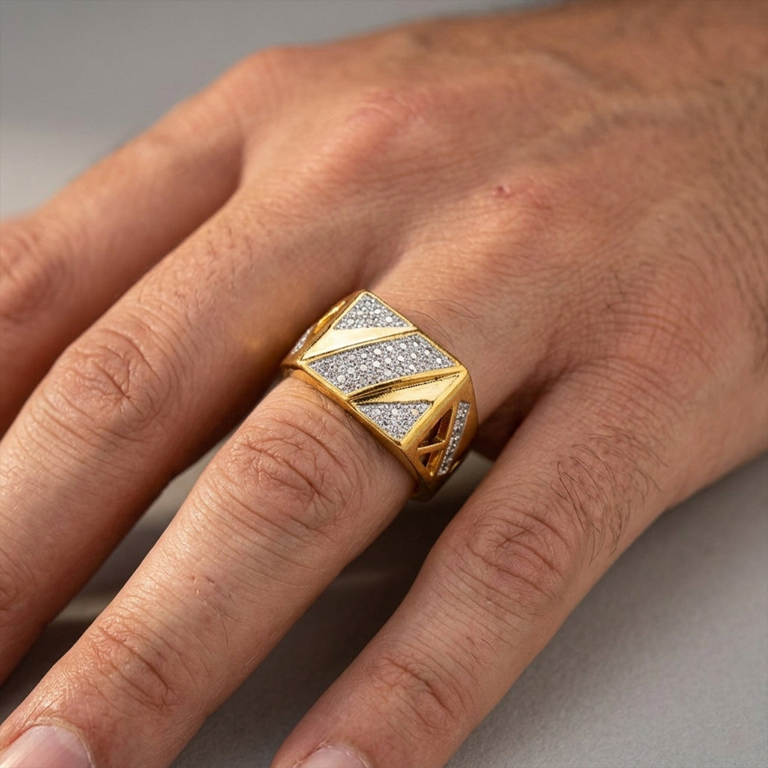 Golden Vector Men’s Ring GMR-27