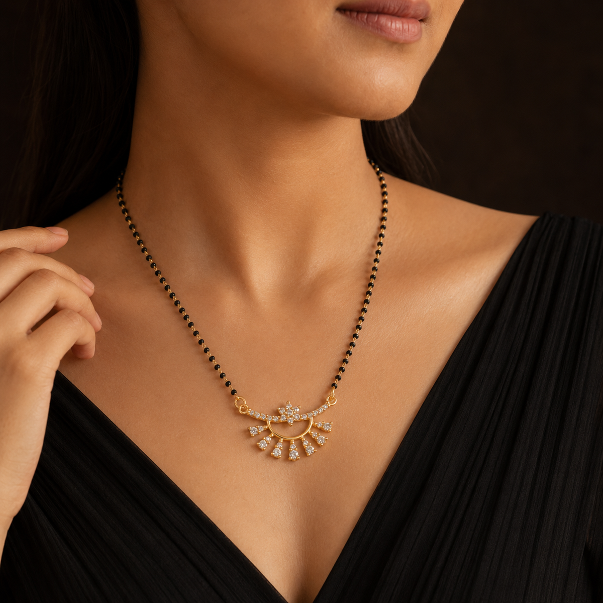 Celestia Floral Cascade Women’s Mangalsutra GWM 29