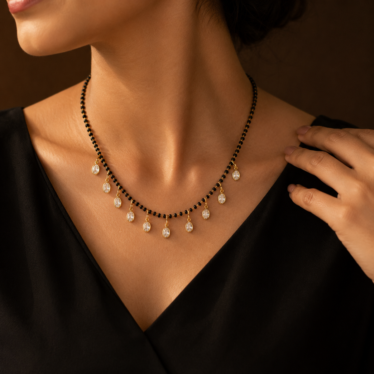 Elowen Crystal Cascade Women’s Mangalsutra GWM 12