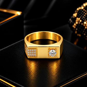 Solitaire Accent Men’s Ring GMR 61