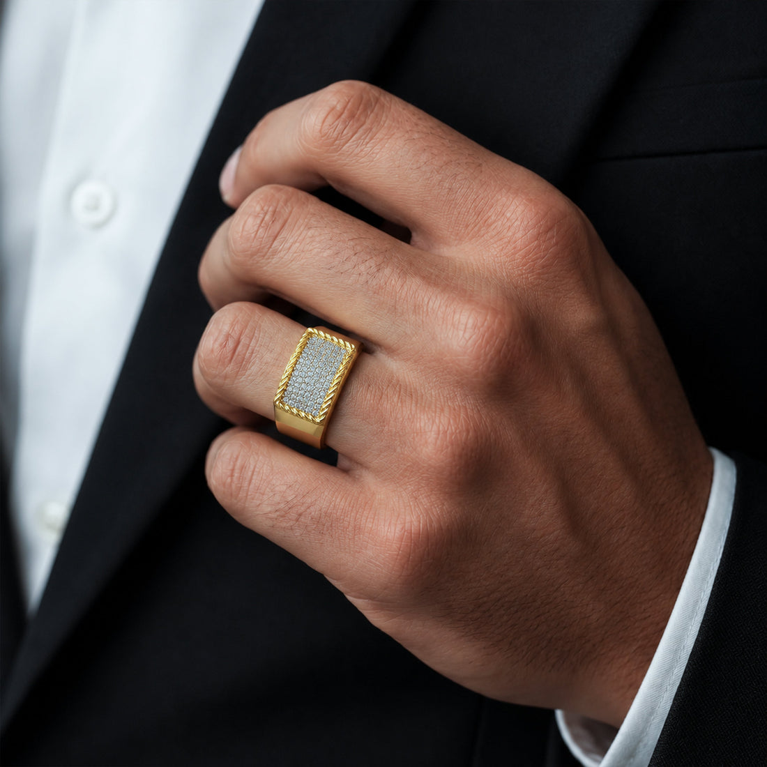 Regal Grid Men’s Ring GMR 38