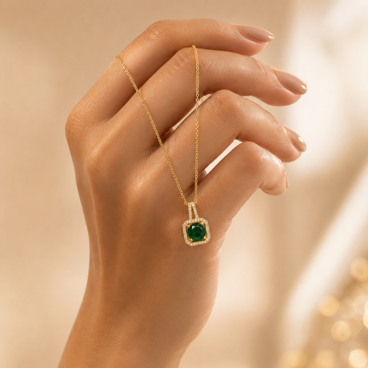 Verdant Halo Women’s Necklace GWN 157