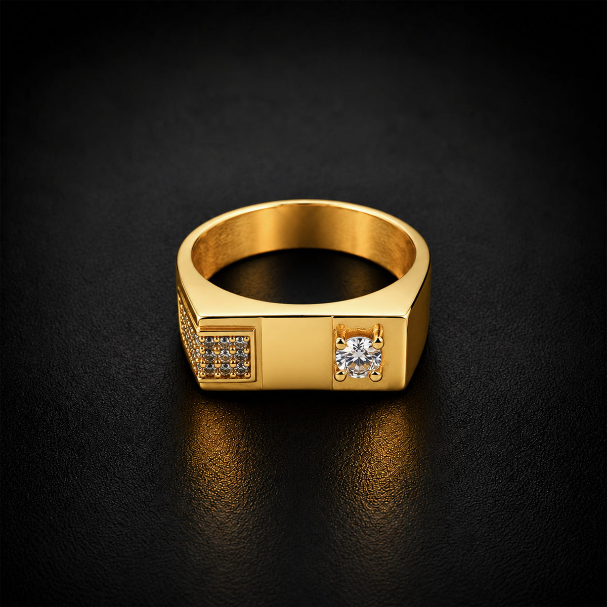 Solitaire Accent Men’s Ring GMR 61