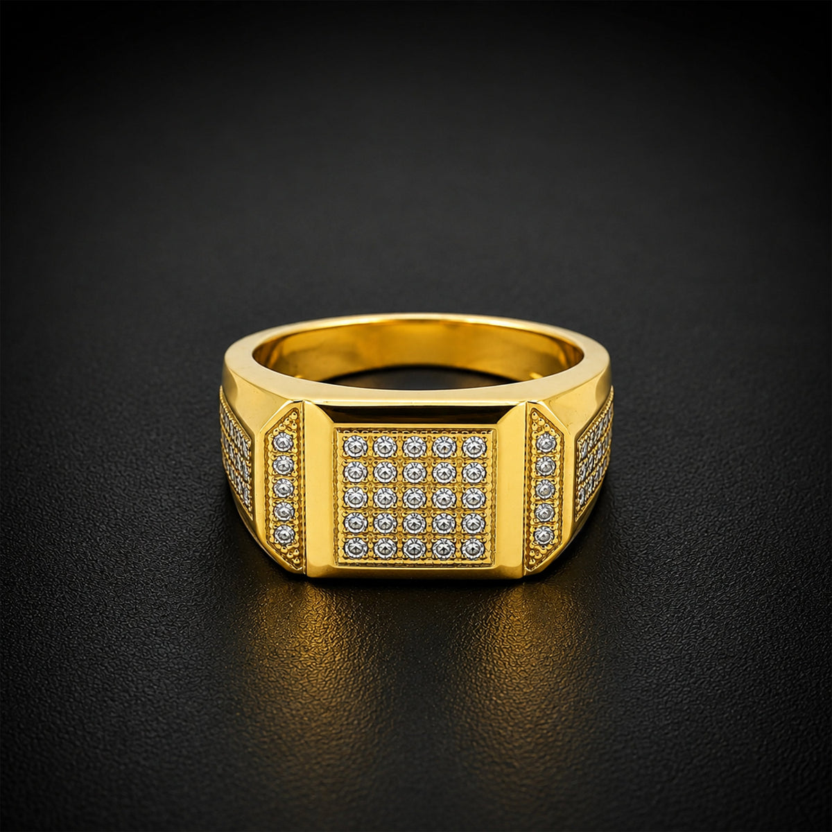 Fortress Square Men’s Ring GMR 44