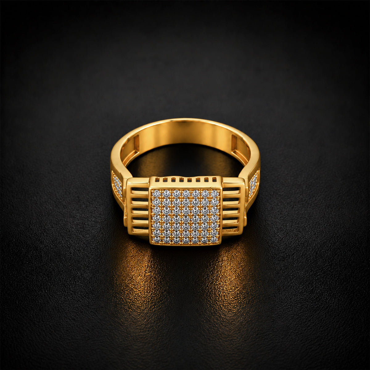 Architectural Grid Men’s Ring GMR 52