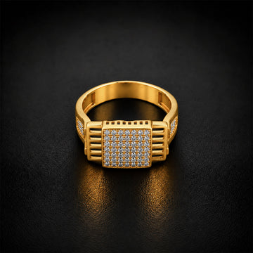 Architectural Grid Men’s Ring GMR 52