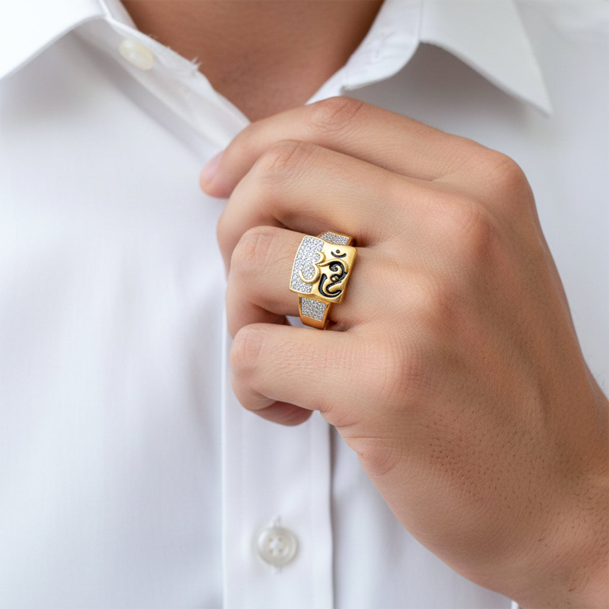 Shree Ganesh Om Men’s Ring GMR-19