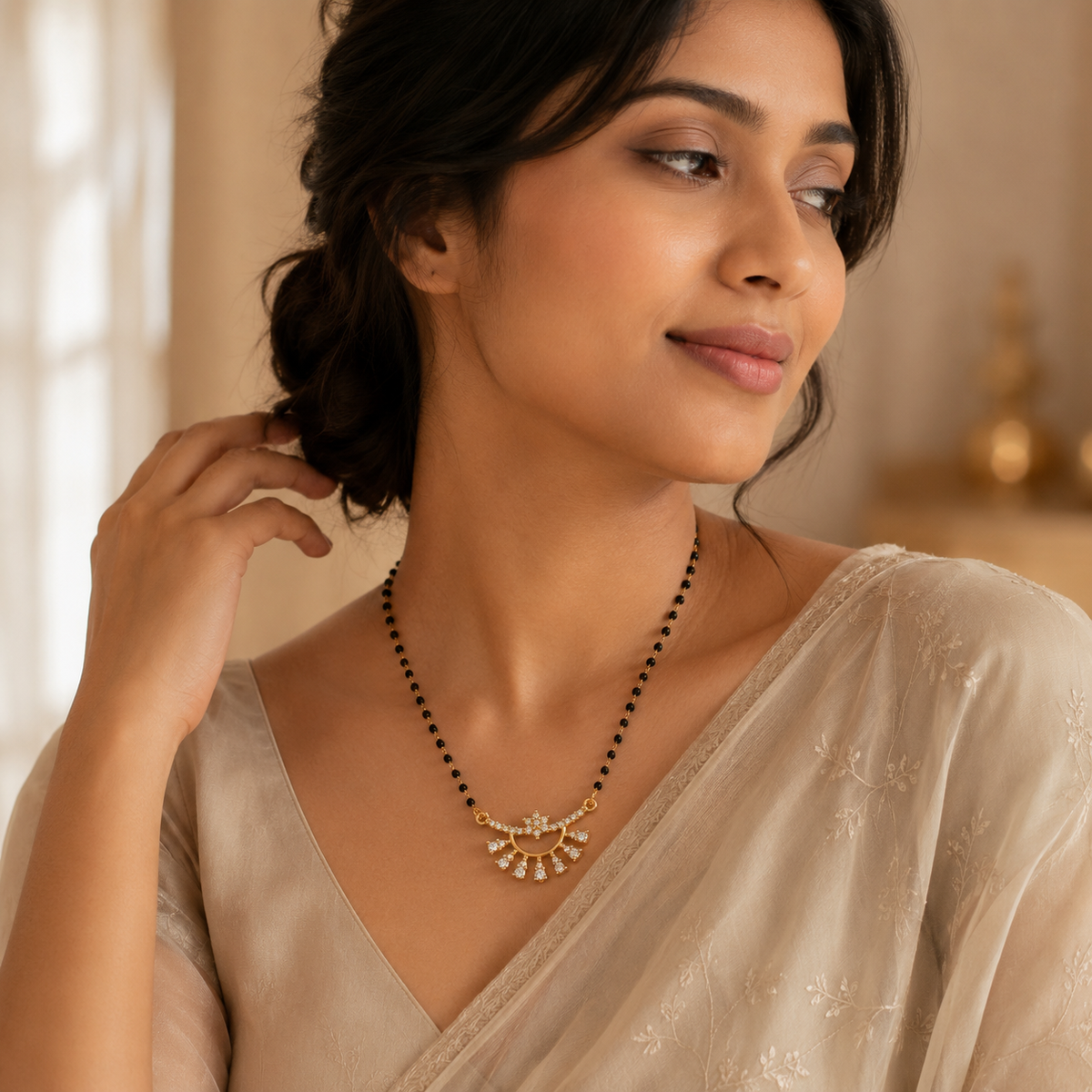 Celestia Floral Cascade Women’s Mangalsutra GWM 29