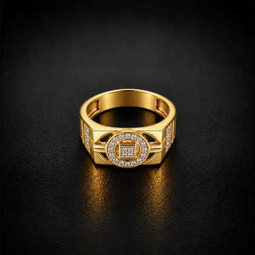 Orbit Frame Stone Men’s Ring GMR 63
