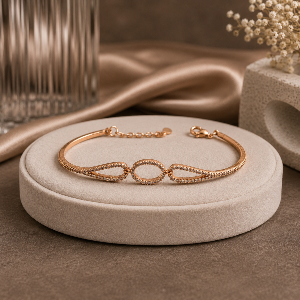 Celeste Oval Crystal Bracelet GWB 183