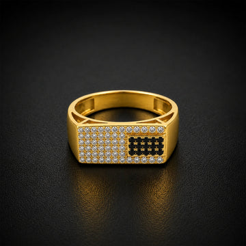 Onyx Contrast Men’s Ring GMR 43