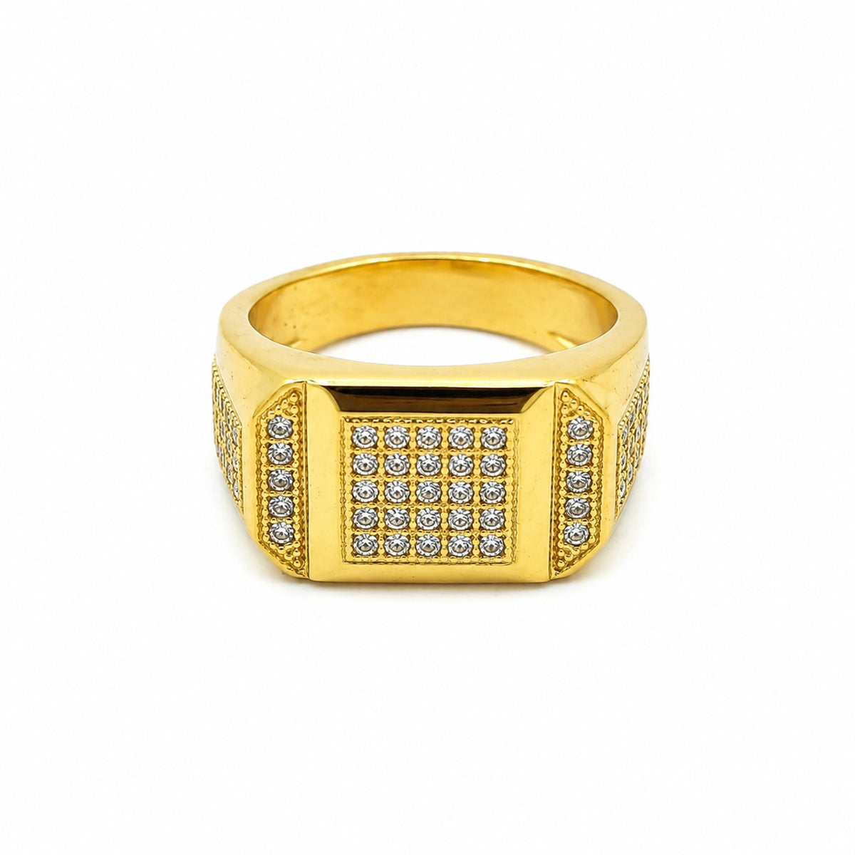 Fortress Square Men’s Ring GMR 44