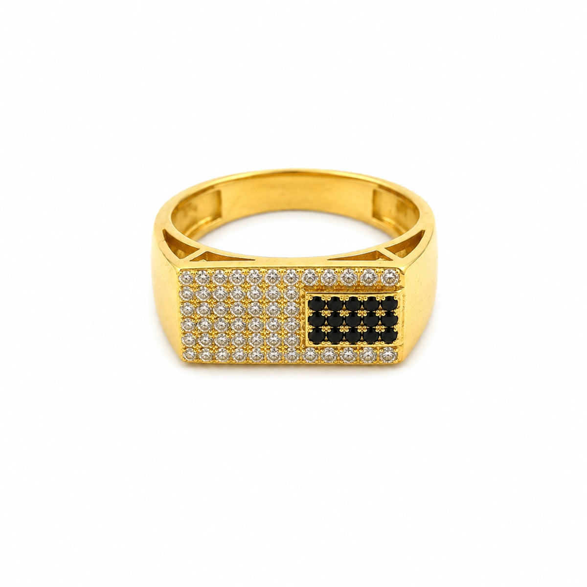 Onyx Contrast Men’s Ring GMR 43