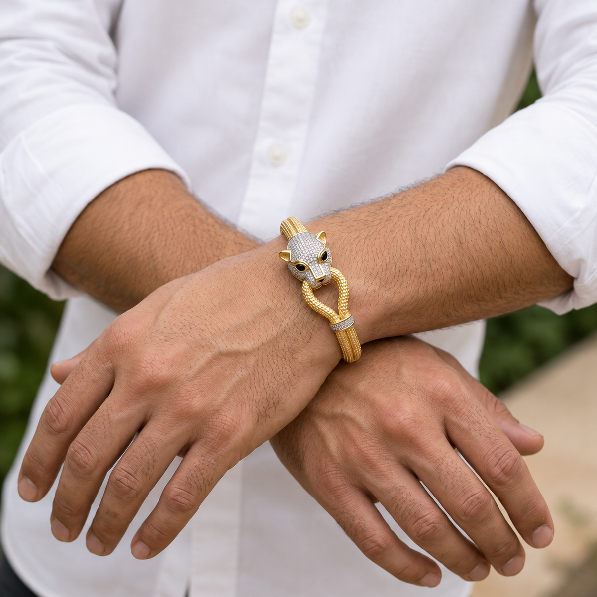 Majestic Leopard Men’s Kada GMK-4