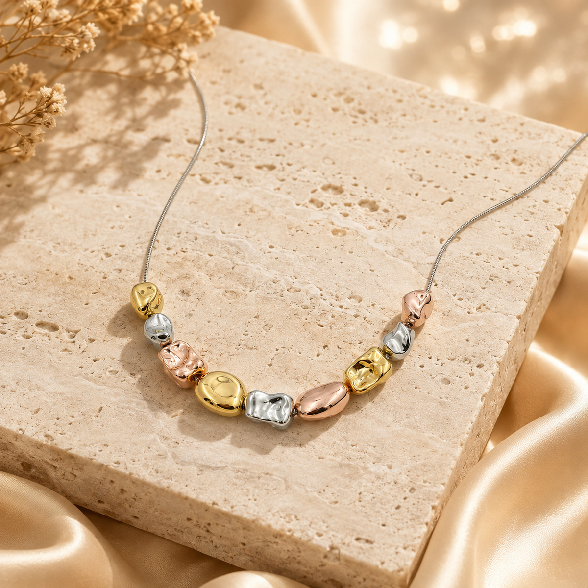 Trinity Pebble Women’s Necklace GWN 65
