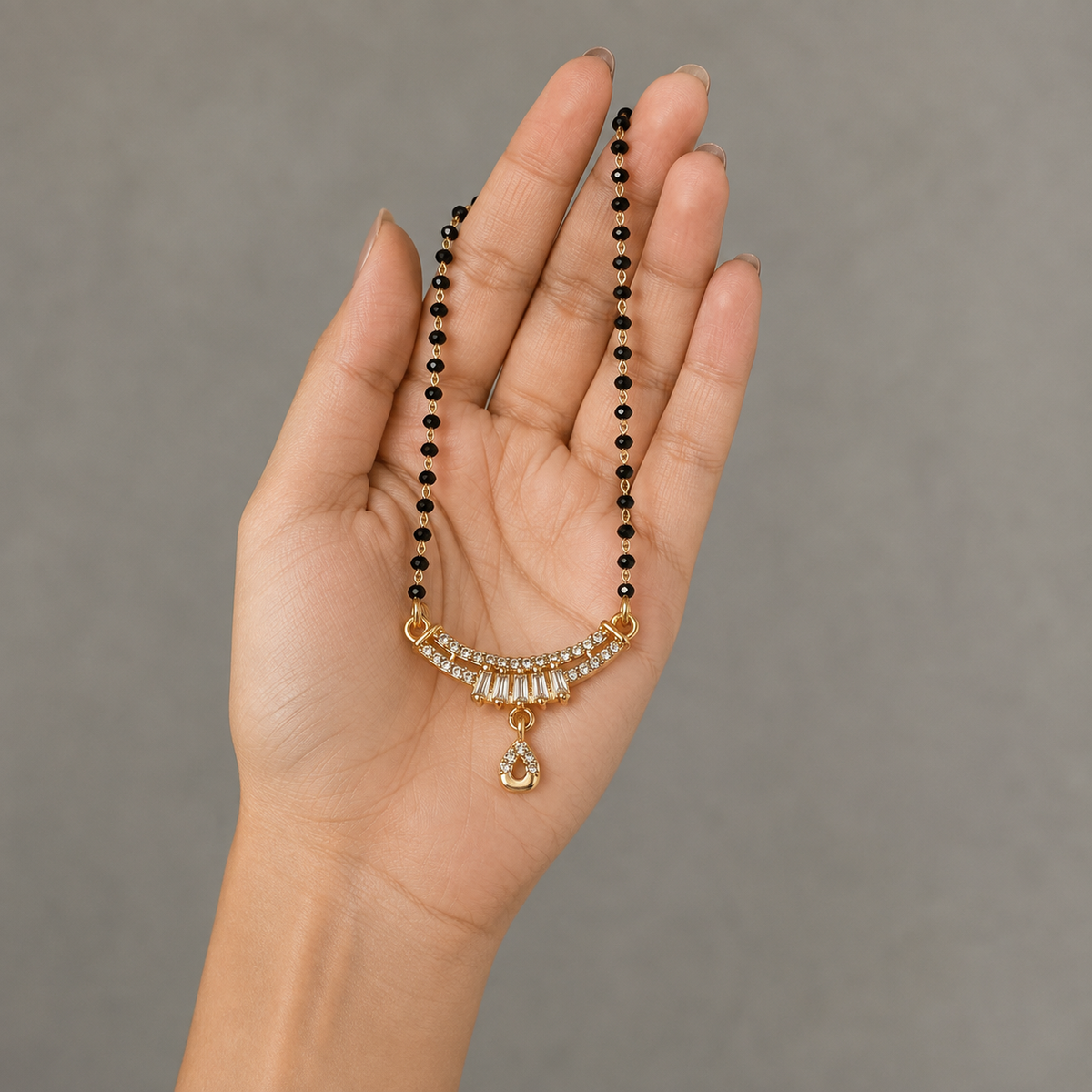 Celestia Crystal Arc Drop Women’s Mangalsutra GWM 20