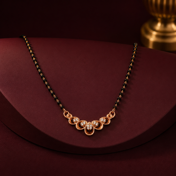 Roselle Bloom Crystal Women’s Mangalsutra GWM 36