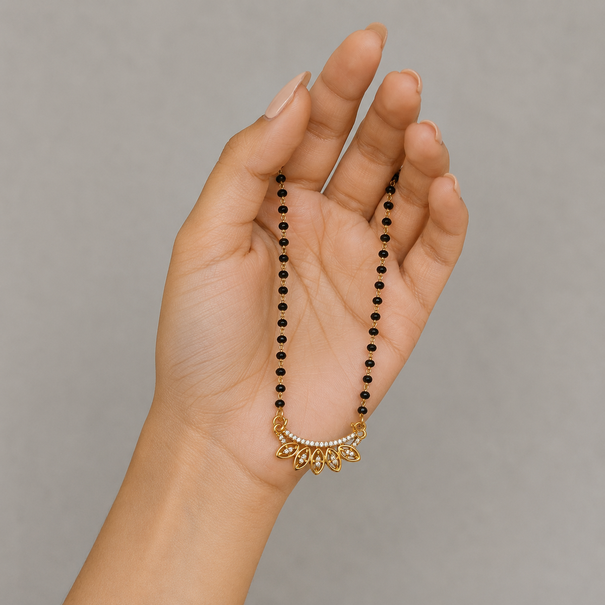 Elowen Five-Leaf Spark Women’s Mangalsutra GWM 31