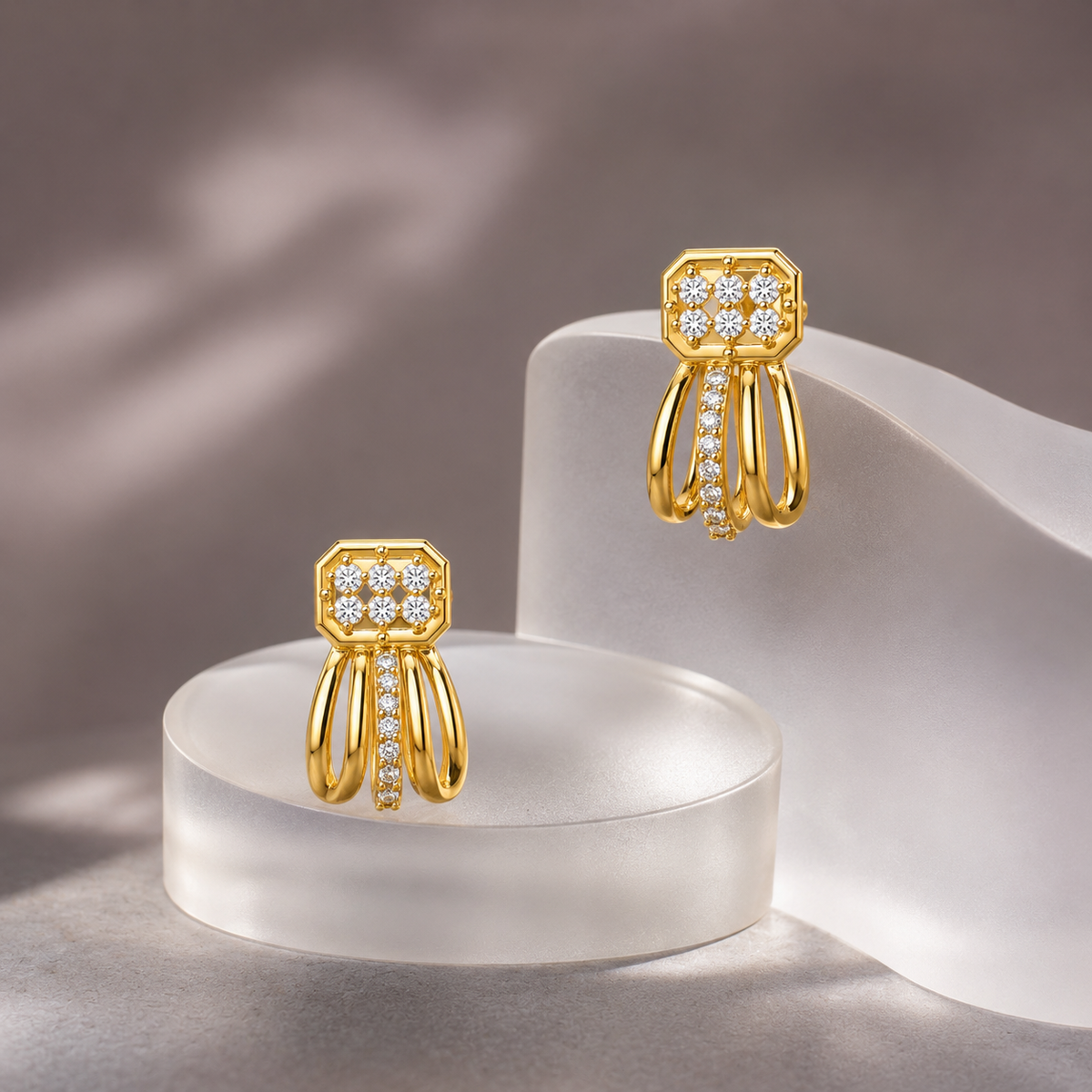 Virelle Crystal Cascade Earrings GWE 298