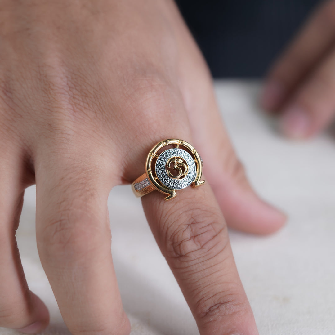 Om Chakra Men’s Ring GMR-6